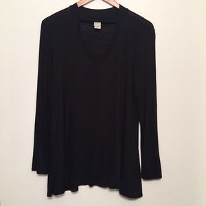 Black Long sleeve top